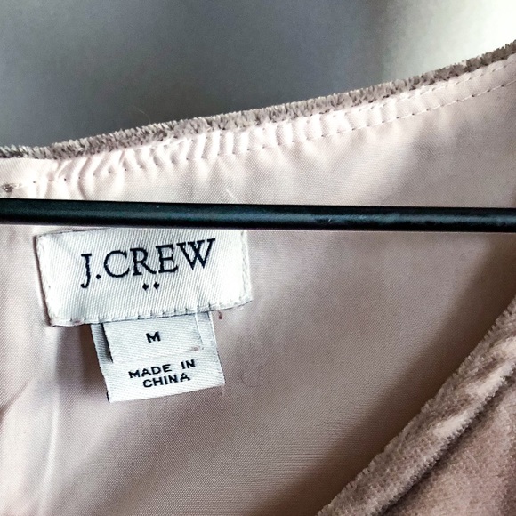 J. Crew SZ M Blush Velvet Tee! - Picture 2 of 8